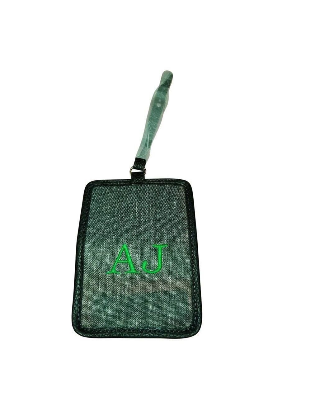 Thirty-One Luggage Tag Carry Me Away Initials A J Green New In Bag
